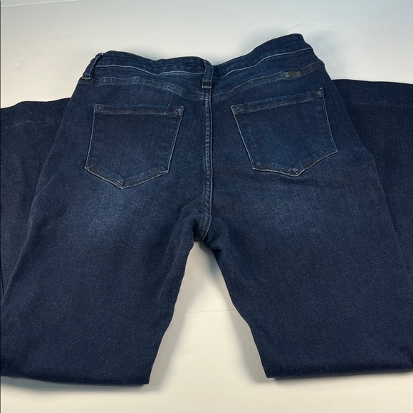 Kancan Women's Dark Blue Flare Bottom Button Fly Jeans Sz 11 - Picture 3 of 9